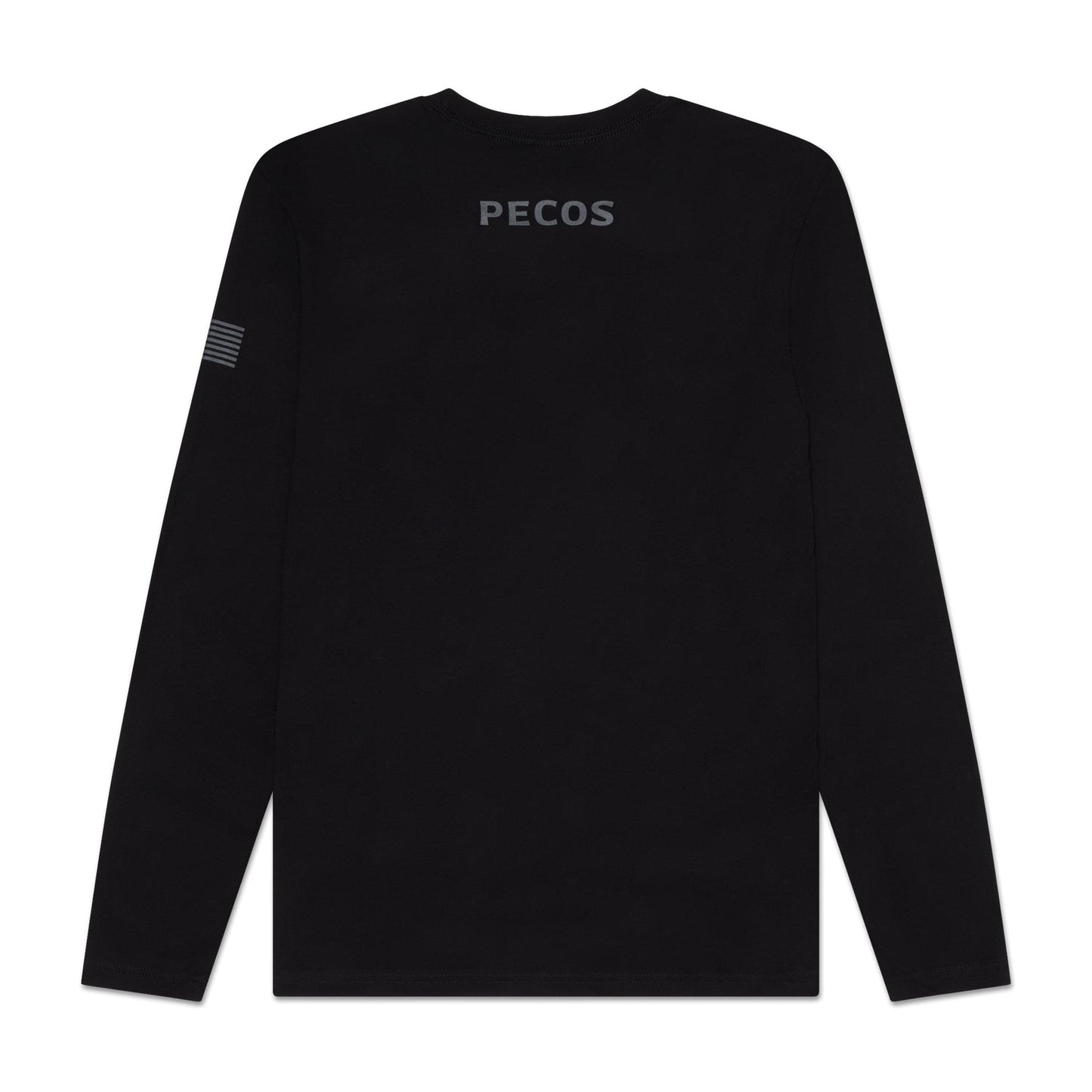 Pecos 'Charcoal' T-shirt met lange mouwen