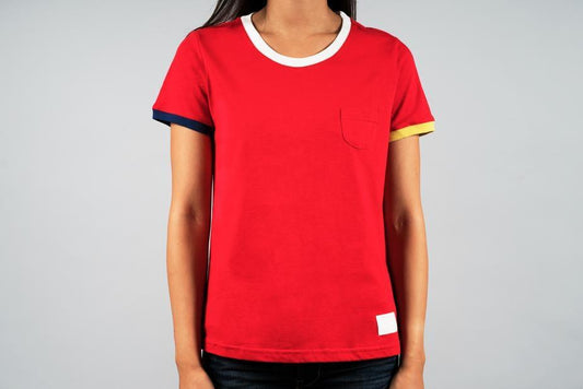 Rood sportshirt